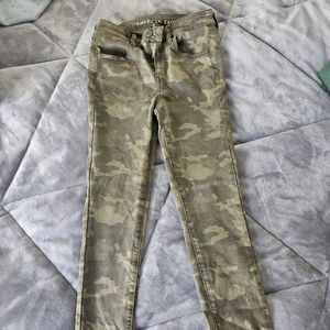 American Eagle Camo Skinny Jeans